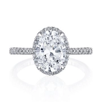 Classic Crescent Oval Ring