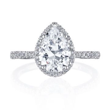 Classic Crescent Pear Ring