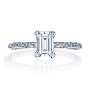Simply Tacori Emerald Ring