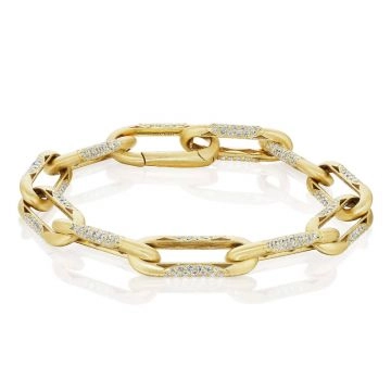 Large Link Bracelet Yellow