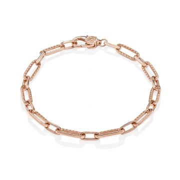 Small Link Bracelet Rose
